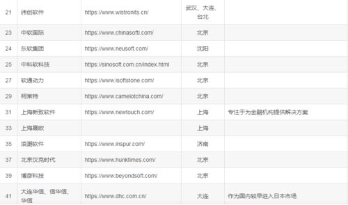 2023年國(guó)內(nèi)主流IT軟件外包公司盤(pán)點(diǎn)與分析